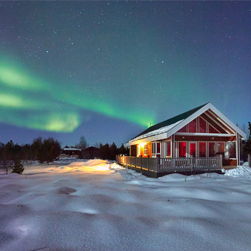 Vacation Home Birta II with northern lights