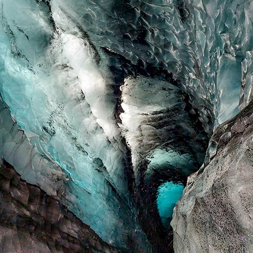 Glacier cave Katla